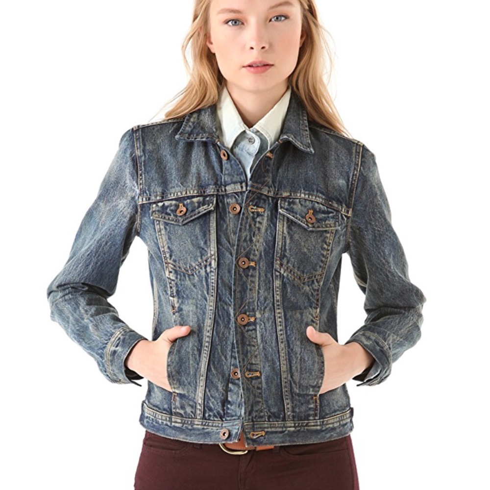 MADEWELL never worn denim jean jacket SMALL